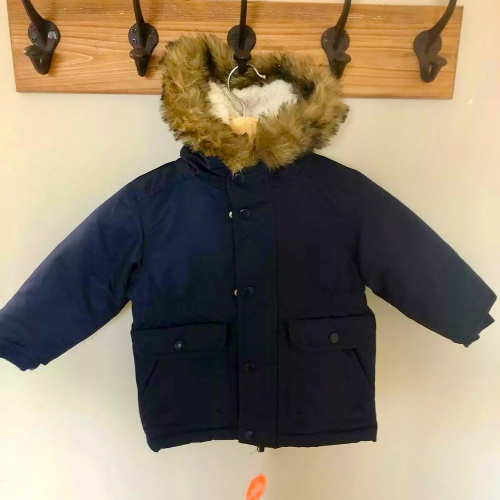 Children’s Place Winter Coat Unisex 18M-24M NWT Navy